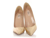 Valentino Gold Leather Pumps