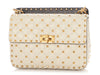 Valentino Medium Ivory and Black Rockstud Spike Bag
