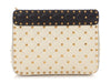 Valentino Medium Ivory and Black Rockstud Spike Bag