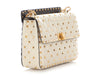 Valentino Medium Ivory and Black Rockstud Spike Bag