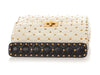 Valentino Medium Ivory and Black Rockstud Spike Bag
