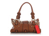 Valentino Brown Pearl Shoulder Bag