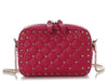 Valentino Red Quilted Rockstud Belt Bag