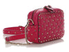 Valentino Red Quilted Rockstud Belt Bag