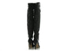 Valentino Black Leather Knee-High Boots