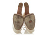 Valentino Cream Patent Tan-Go Platform Pumps