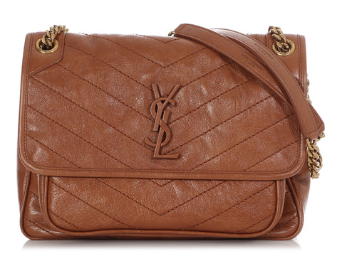 Saint Laurent Medium Brown Niki Bag