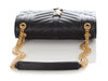 Saint Laurent Medium Black Triquilt Envelope Chain Bag