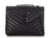 Saint Laurent Medium So Black Matelassé Calfskin Loulou