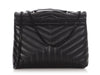 Saint Laurent Medium So Black Matelassé Calfskin Loulou