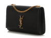 Saint Laurent Medium Black Grain de Poudre Kate
