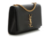 Saint Laurent Medium Black Grain de Poudre Kate