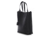 Saint Laurent Black Leather Toy Shopping Tote