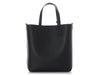 Saint Laurent Black Leather Toy Shopping Tote