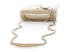 Saint Laurent Medium Beige Croc-Embossed Sunset