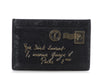 YSL Black Patent Y-Mail Card Case