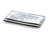 YSL Black Patent Y-Mail Card Case