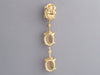 Antonini Milano 18K Yellow Gold Citrine Diamond Pierced Drop Earrings