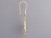 Arman Sarkisyan 22K Yellow Gold, Sterling Silver, Emerald, and Diamond Flower Pierced Drop Earrings