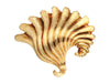 Henry Dunay Vintage 18K Yellow Gold Seashell Brooch