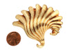 Henry Dunay Vintage 18K Yellow Gold Seashell Brooch