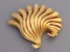 Henry Dunay Vintage 18K Yellow Gold Seashell Brooch