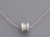 Bulgari 18K White Gold B.zero1 Diamond Necklace