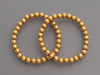 14K Yellow Gold Stretch Bracelet Set