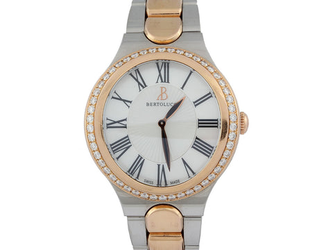 Bertolucci Two-Tone Serena Garbo Mid-Size Watch