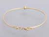 Briony Raymond 18K Yellow Gold Diamond Aura Bonbon Bangle