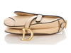 Dior Mini Beige Calfskin Saddle Bag