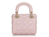 Dior Mini Light Pearl Pink Lambskin Lady Dior