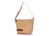 Céline Vintage Beige Triomphe Canvas Shoulder Bag