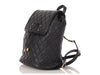 Chanel Black Quilted Caviar CC Filigree Backpack