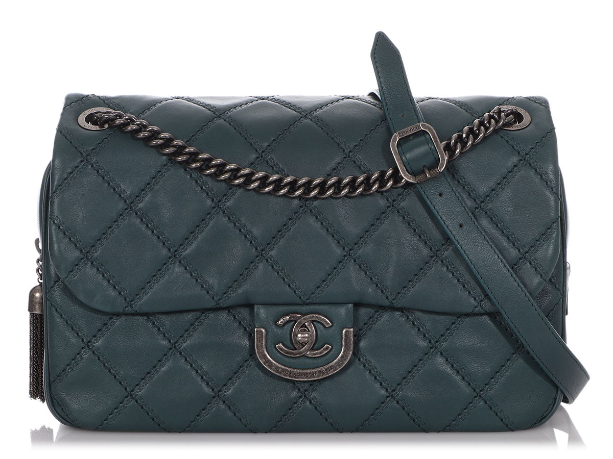 Chanel Zipped Back Calfskin Flap Bag