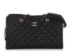 Chanel Black Quilted Caviar French Riviera Tote