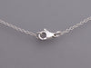 Chanel 18K White Gold Diamond Plume Pendant Necklace