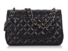 Chanel Jumbo Black Quilted Lambskin Classic Double Flap