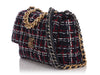 Chanel Large Black, White, and Red Tweed 19 Flap