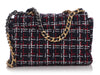 Chanel Large Black, White, and Red Tweed 19 Flap