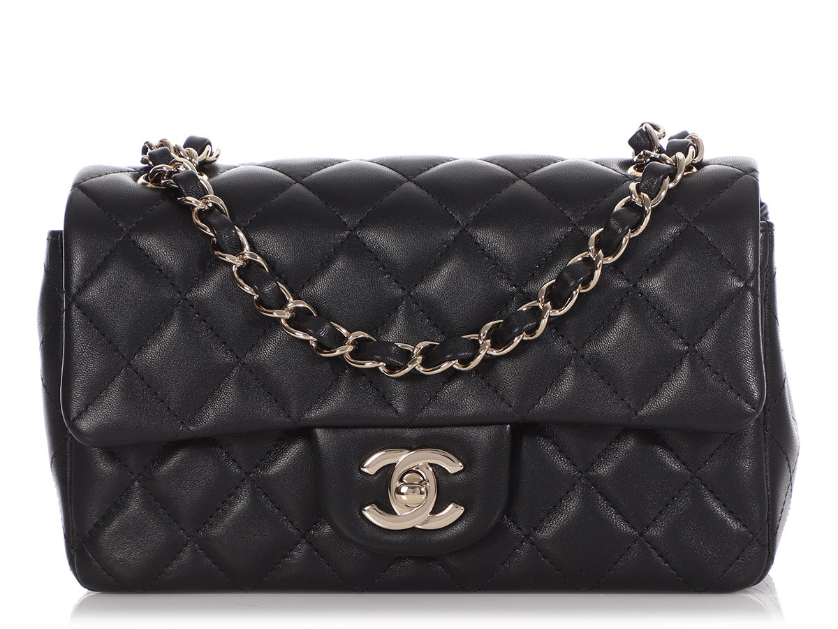 CHANEL, Bags, Timeless Classic Mini Authentic Chanel Black Gold Hardware