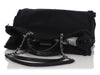 Chanel Black Quilted Fabric Deauville Fringed Tote