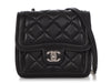 Chanel Mini Black and White Leather Citizen Flap