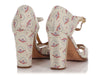 Chanel Canvas Cutout T-Strap Sandals