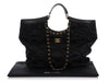 Chanel Maxi Black Nylon Shopping Tote