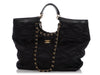 Chanel Maxi Black Nylon Shopping Tote