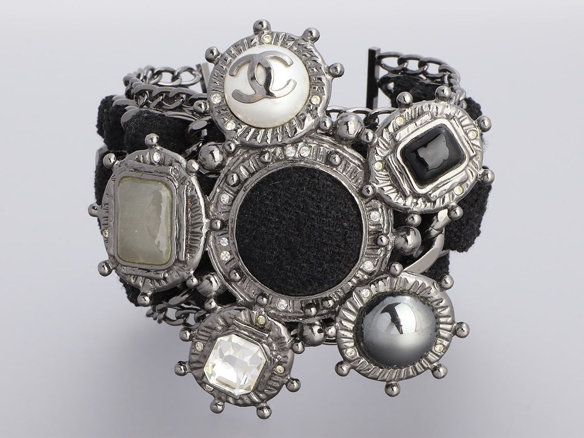 Chanel Bracelets Dark grey Metal ref.330150 - Joli Closet