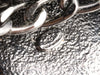 Chanel Wide Silver and Black Tweed Gripoix Logo Bracelet