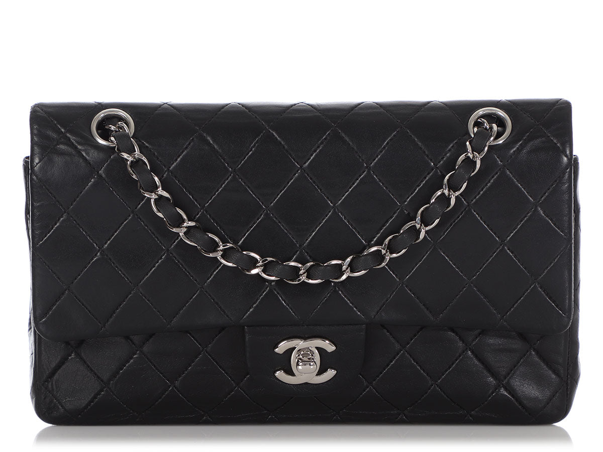 white quilted chanel bag