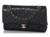 Chanel Vintage Medium Black Quilted Lambskin Classic Double Flap